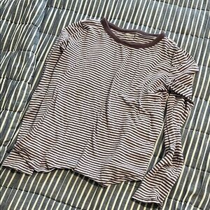 Madewell Striped Long Sleeve Top